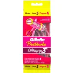 Aparelho Feminino Prestobarba Ultragrip 3 Gillette Leve 5 Pague 4