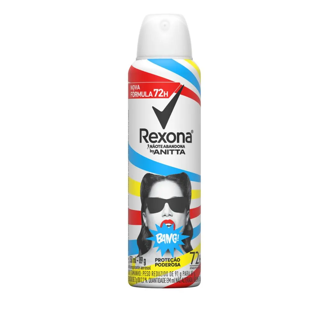 intellibrand_000000000000953309-UN_2 Desodorante Rexona Unissex By Anitta Bang 150ml - Imagem 1